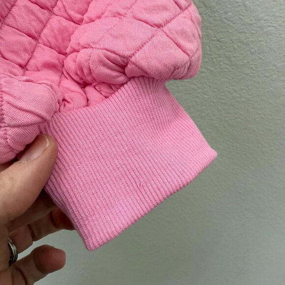 Judith March Queen of the Court Tennis Pink Quilted Pullover Shirt Womens Small - Picture 5 of 9